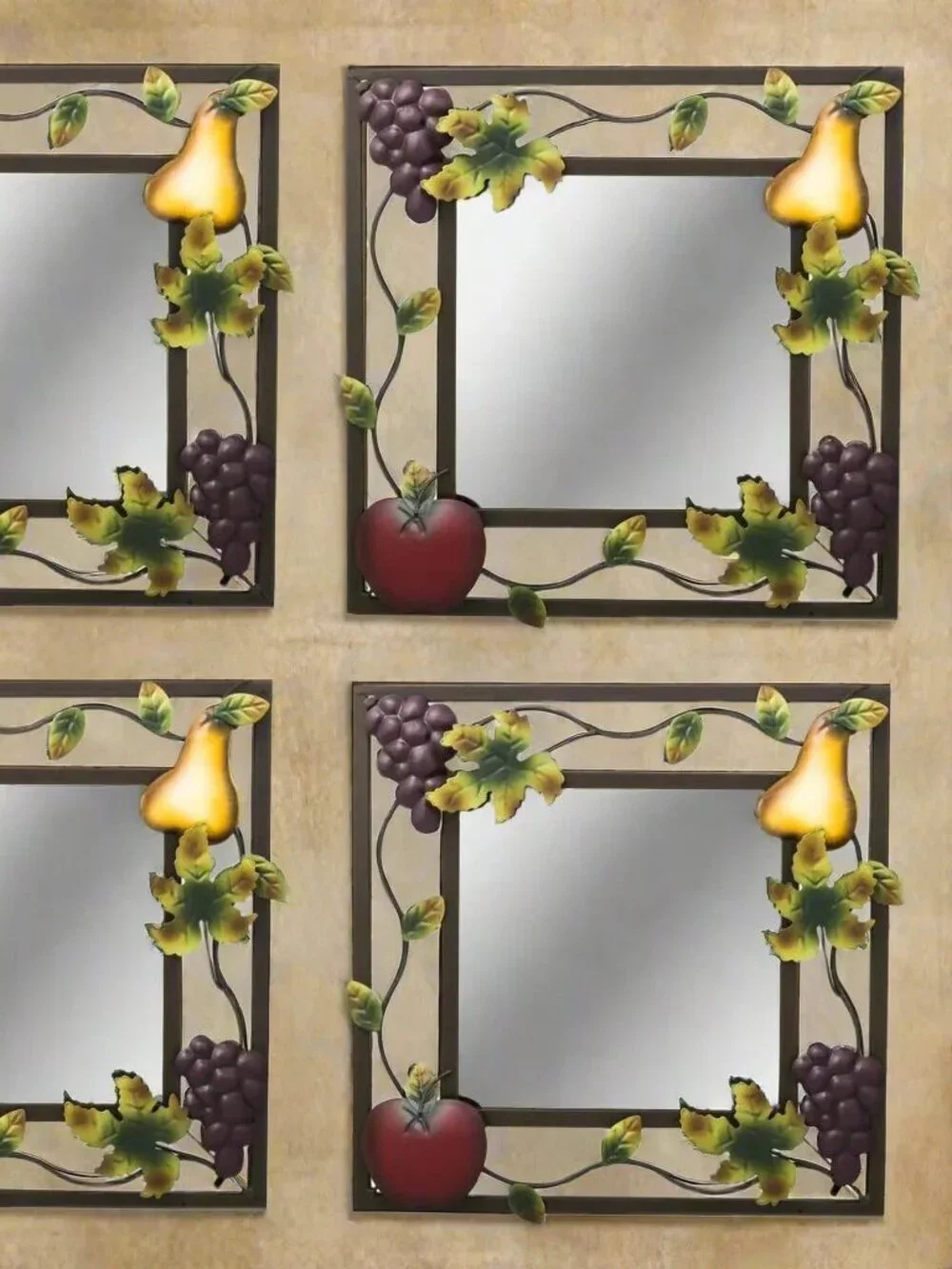 Sonoma Villa Mirror - Set of 4 NEW 12